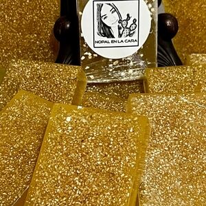 Gold Glitter Soap Bars